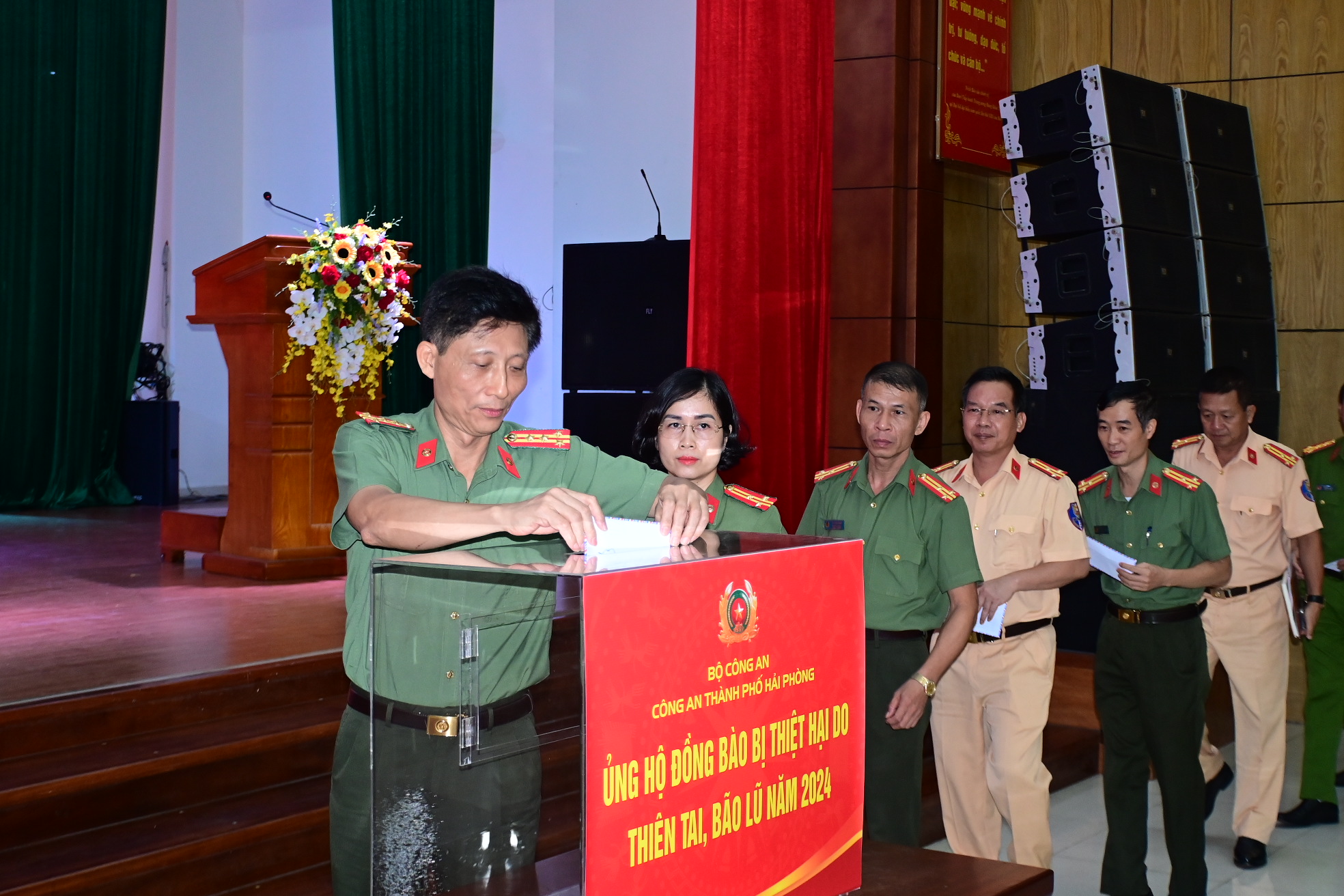 CATP quyên góp ủng hộ đồng bào bị thiệt hại do thiên tai,  bão lũ năm 2024